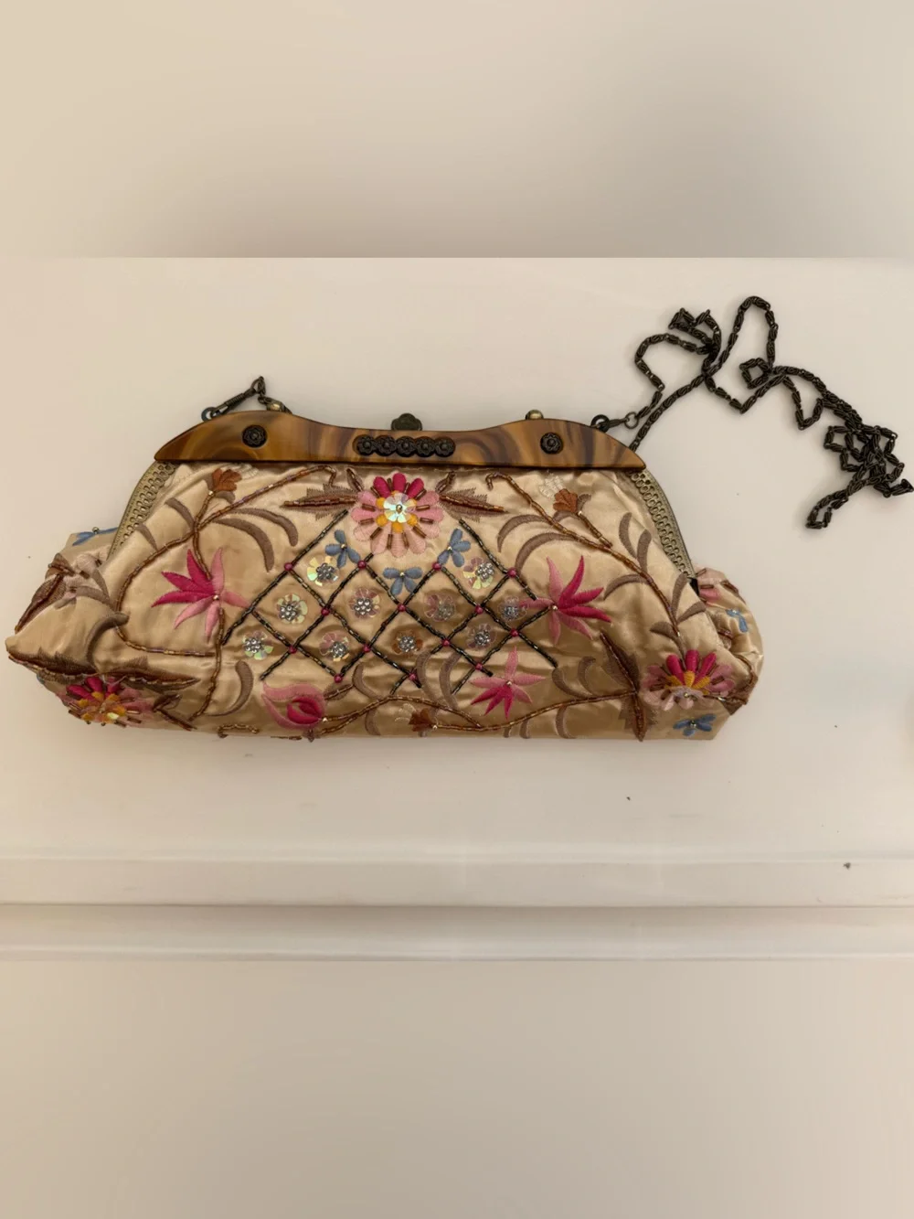 Victorian style beaded purse